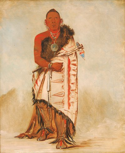 Brave Chief, Chief of the Tribe by George Catlin