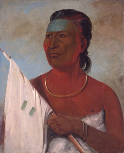 Nah-pope adviser to Black Hawk by George Catlin