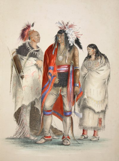 North American Indians, 1845 by George Catlin