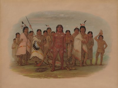 Paint Me - Apache, 1855-1869 by George Catlin