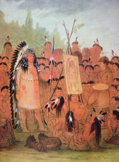 Self Portrait, c.1835 by George Catlin