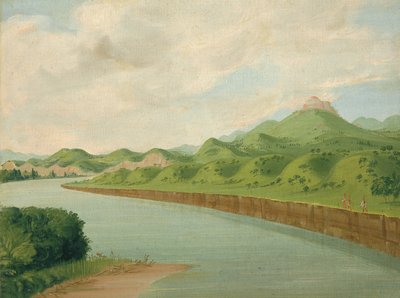 The Tower, 1100 Miles above St. Louis, 1832 by George Catlin