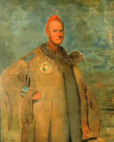 Theodore Burr Catlin, in Indian Costume, 1840-1841 by George Catlin