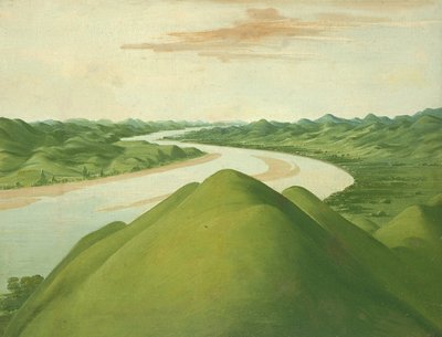 View in the Cross Timbers, Texas by George Catlin
