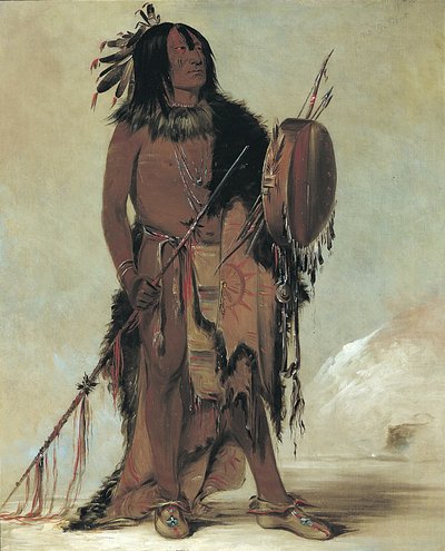 Wun-Nes-Tou, White Buffalo, an Aged Medicine Man by George Catlin