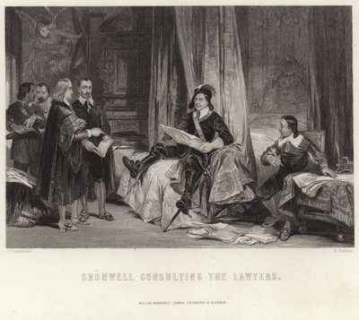 Cromwell consulting the lawyers by George Cattermole