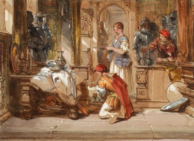 Figures and Armour by George Cattermole