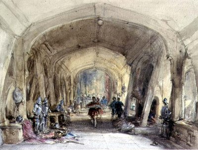 Interior of a Baronial Hall by George Cattermole