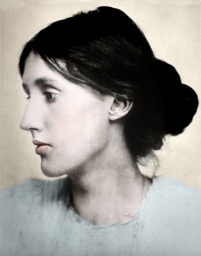 Portrait of the English writer Virginia Woolf by George Charles Beresford