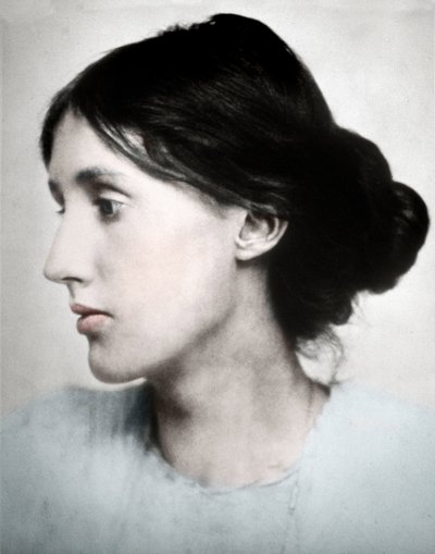 Portrait of the English writer Virginia Woolf by George Charles Beresford