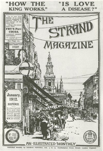 Cover of The Strand Magazine by George Charles Haite