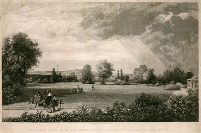 The back view from the residence of Joseph Wilson, Highbury Hill by George Childs