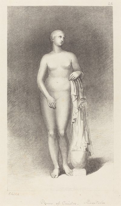 Venus of Cnidos by George Childs after John Flaxman