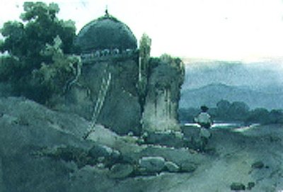 A Tomb or Part of a Temple by George Chinnery