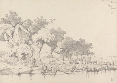 Lap House, Inner Harbour, Macau by George Chinnery