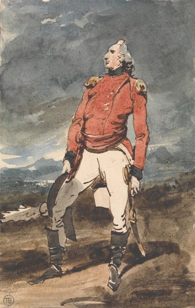 Study for the Portrait of a Military Officer by George Chinnery