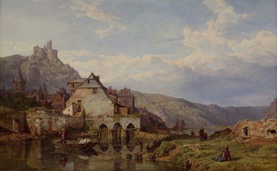 A View of Bouvignes on the Meuse by George Clarkson Stanfield