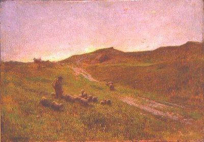 Evening on the Moorland by George Clausen