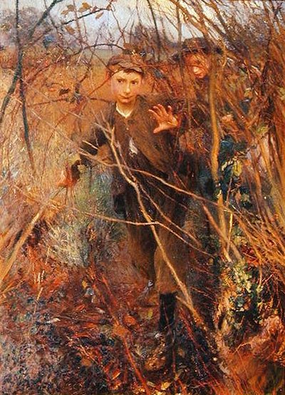 Gap in the Hedge by George Clausen