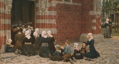 High Mass at a Fishing Village on the Zuyder Zee, Holland by George Clausen