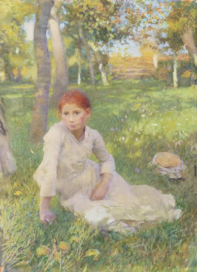 Idleness by George Clausen