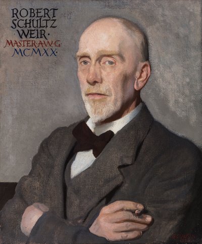 Portrait of Robert W. Schultz Weir by George Clausen