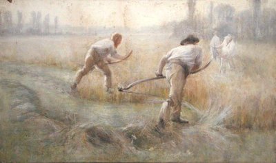 Scything by George Clausen