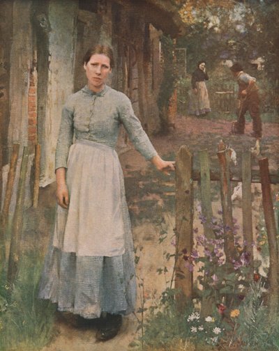 The Girl at the Gate, 1889, c1930 by George Clausen