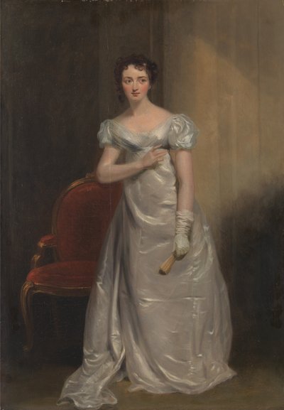 Harriet Smithson as Miss Dorillon, in 