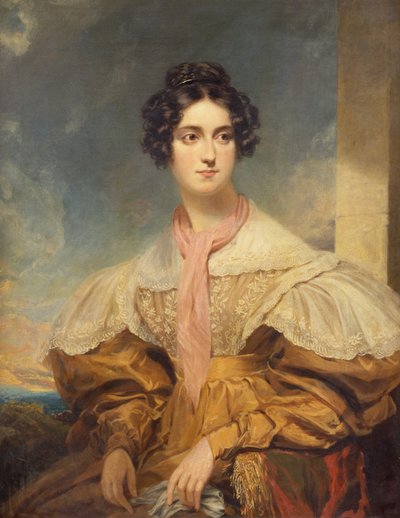 Portrait of Lady Georgiana Clinton by George Clint