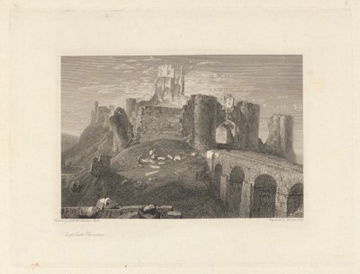 Corfe Castle, Dorsetshire by George Cooke