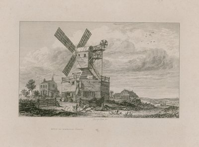 Mill on Wimbledon Common by George Cooke