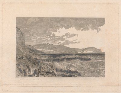 Pendennis Castle and Entrance of Falmouth Harbour by George Cooke