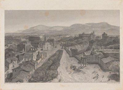 The Roman Forum from the Tower of the Capitol by George Cooke