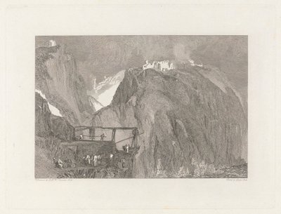 Tintagel Castle, Cornwall by George Cooke