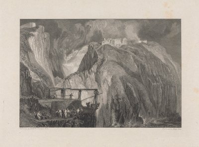 Tintagel Castle, Cornwall by George Cooke