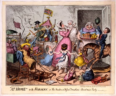 At Home in the Nursery, or The Masters and Misses Two Shoes Christmas Party, 1835 by George Cruikshank