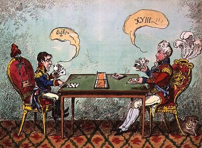 A Game of Cribbage or Boney