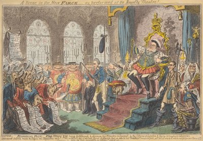 A Scene in the New Farce - as Performed at the Royalty Theatre! by George Cruikshank