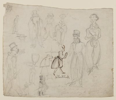 Character studies by George Cruikshank