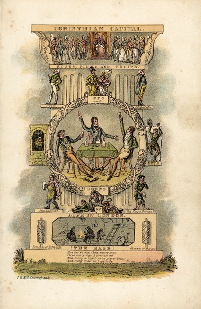 Corinthian Capital by George Cruikshank