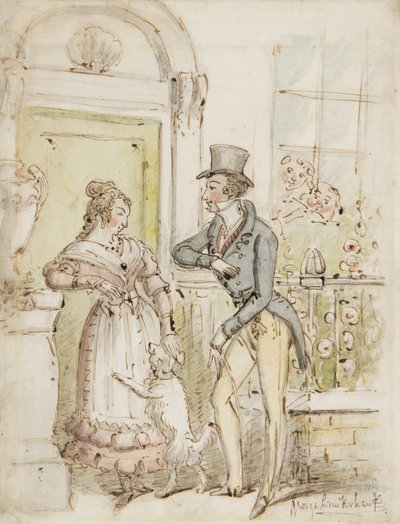 Courtship by George Cruikshank