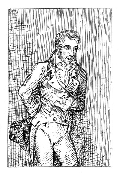 George Cruikshank, English Caricaturist and Book Illustrator, 1811 by George Cruikshank