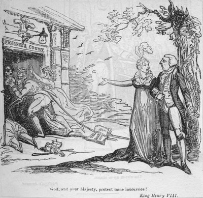 God, and Your Majesty, Protect My Innocence by George Cruikshank