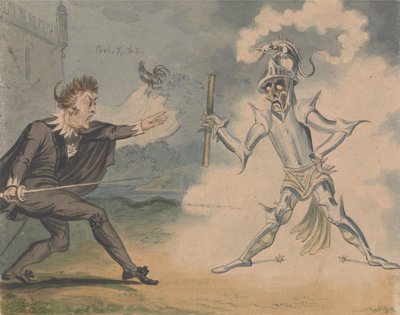 Hamlet and the Ghost, c.1825 by George Cruikshank