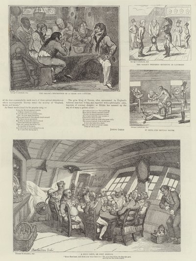 Humorous Art at the Royal Naval Exhibition by George Cruikshank