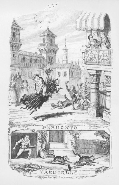 Illustration for The Pentamerone by George Cruikshank by George Cruikshank