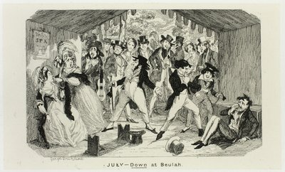 July - Down at Beulah from George Cruikshank