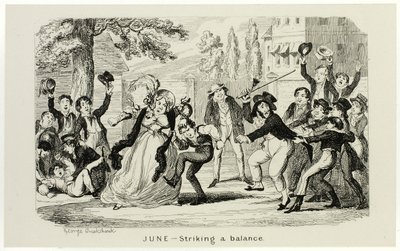 June - Striking a Balance from George Cruikshank