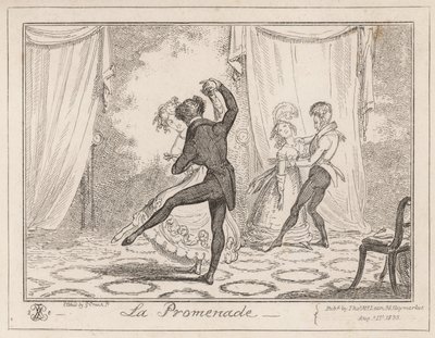 The Walk by George Cruikshank